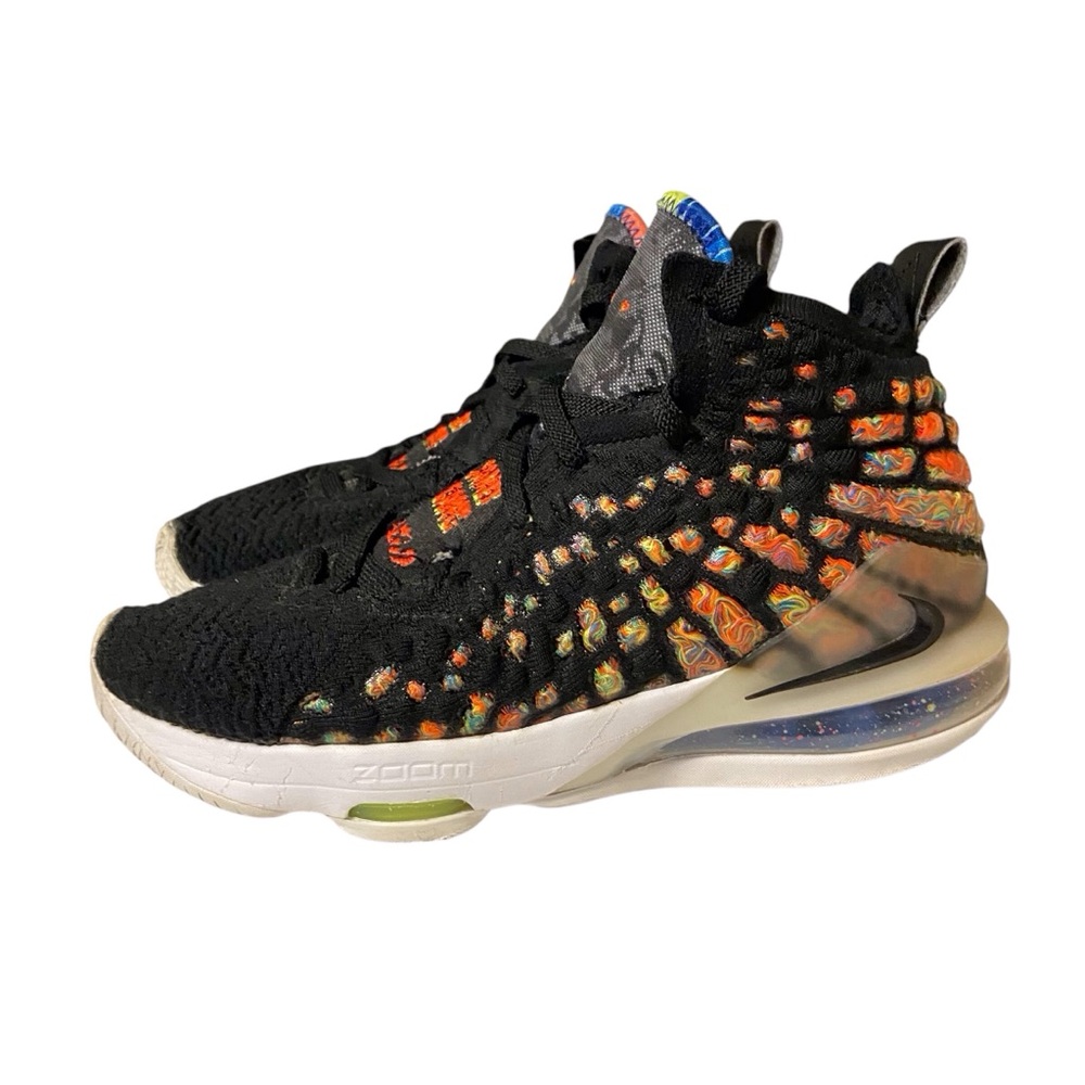 Nike LeBron 17 James Gang GS Youth Size 6.5 High Top Black BQ5594-005